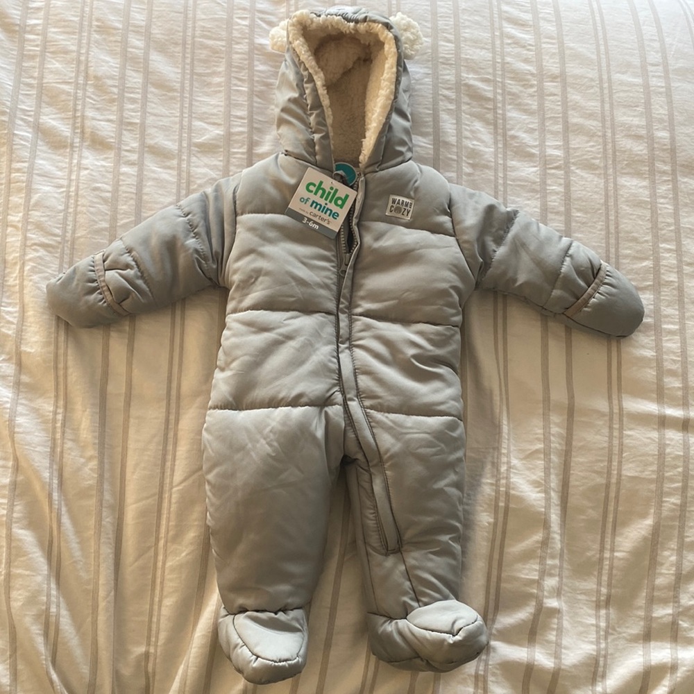 Child of Mine by Carter’s infant snowsuit